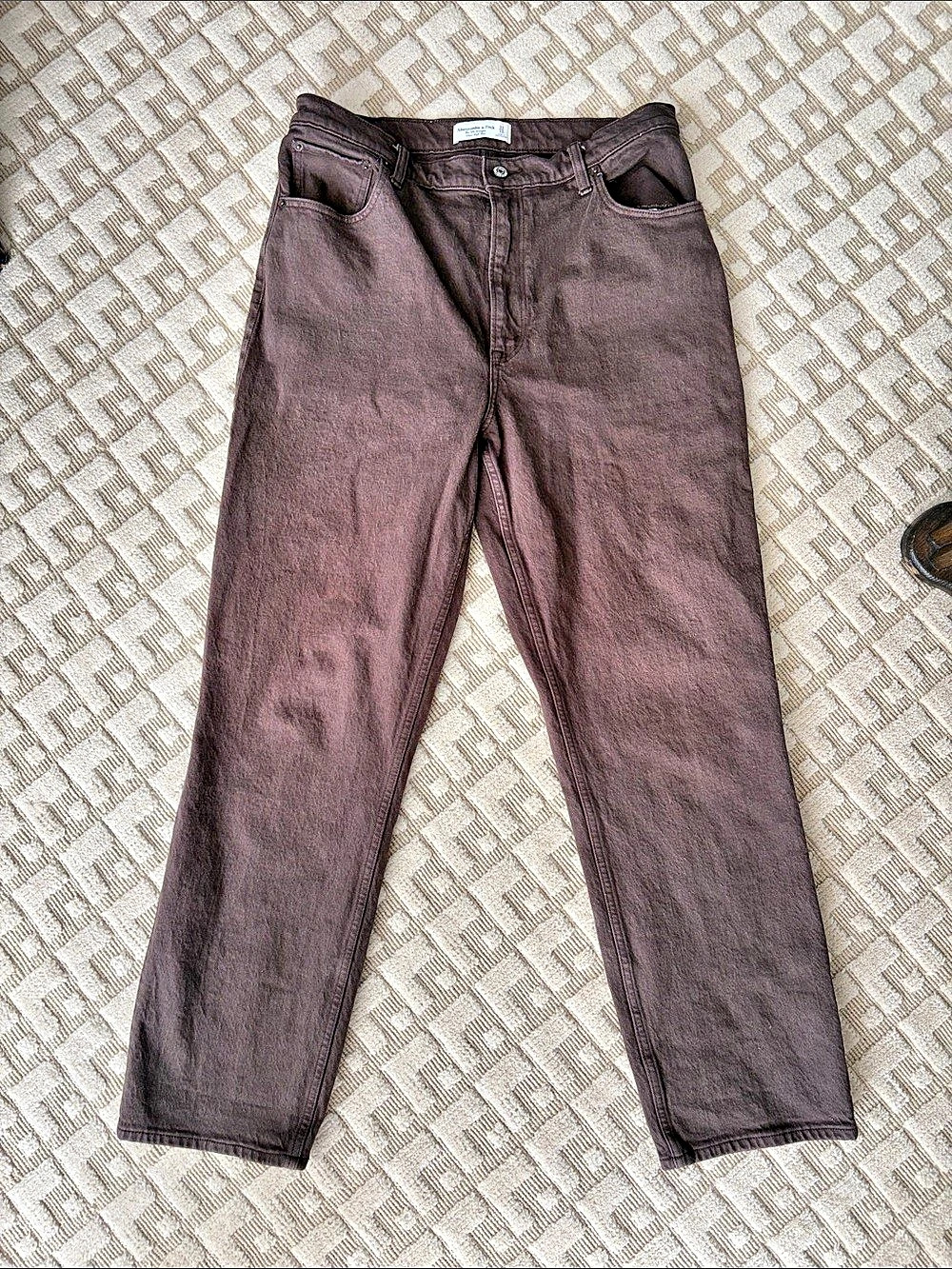 Abercrombie & Fitch The 90s Straight Ultra High Rise Straight Leg Jeans Waist 31